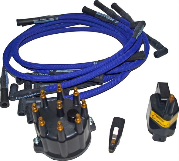 DUI Firepower Purple Plug Wires,Cap, Rotor Kit 97-03 Dodge V8
